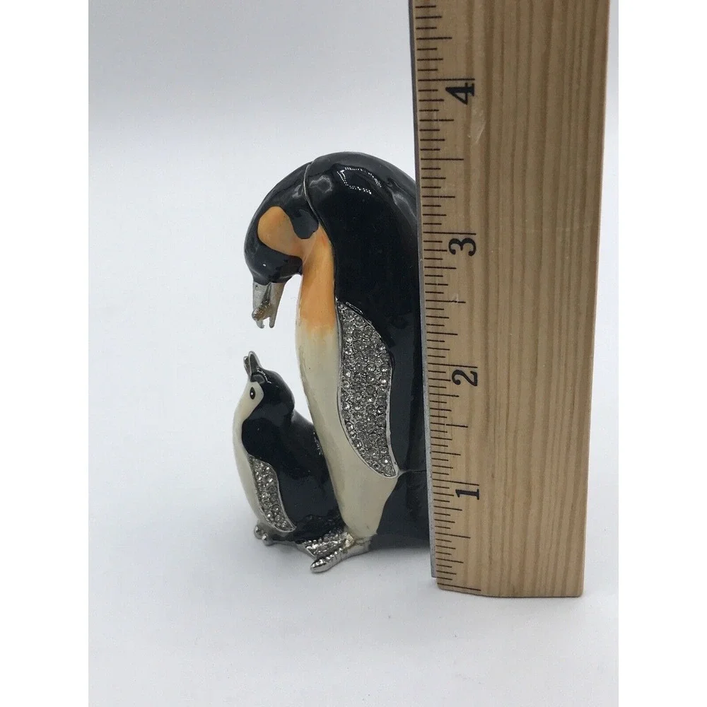 Emperor Penguin & Baby Trinket Box‎